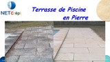 Terrasse en pierres de Provence